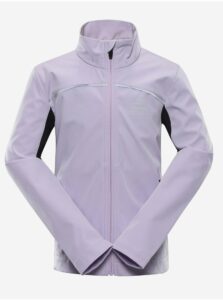 Svetlo fialová dievčenská softshellová bunda ALPINE PRO Geroco