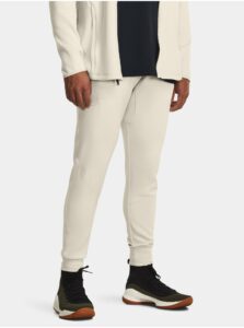 Biele športové nohavice Under Armour Curry Playable Pant