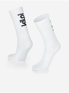 Biele unisex ponožky Kilpi CYCLER-U