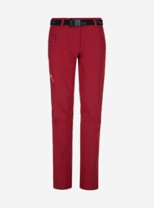 Červené dámske outdoorové nohavice Kilpi WANAKA-W