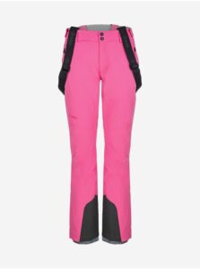Ružové dámske lyžiarske nohavice Kilpi EURINA