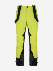 Neónovo zelené pánske lyžiarske nohavice Kilpi MARCELO