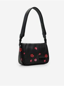 Čierna dámska kvetovaná kabelka Desigual Circa Gales