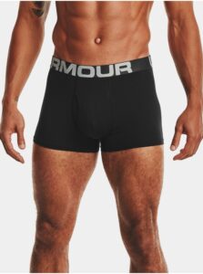 Čierne boxerky Under Armour UA Charged Cotton 3in 3 Pack