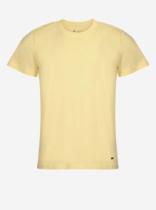 Pánske bavlnené tričko ALPINE PRO JEQOS žltá