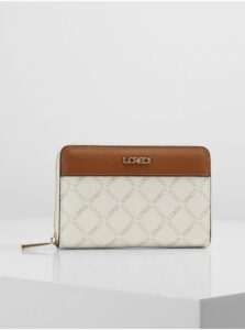 Peňaženky pre ženy L.CREDI - biela, hnedá