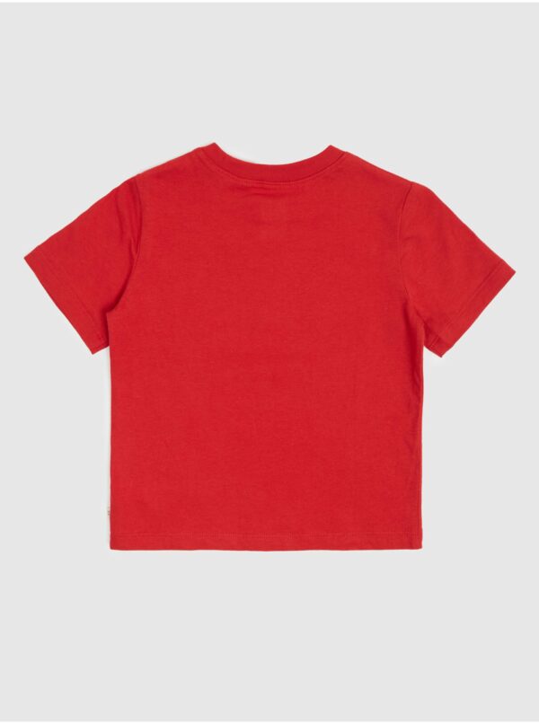 Červené chlapčenské tričko s potlačou GAP