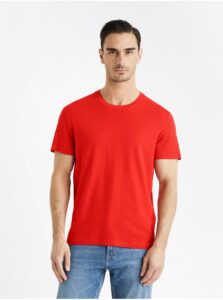 Červené pánske tričko Celio Tebase