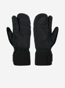 Čierne unisex lyžiarske rukavice Kilpi TRINO