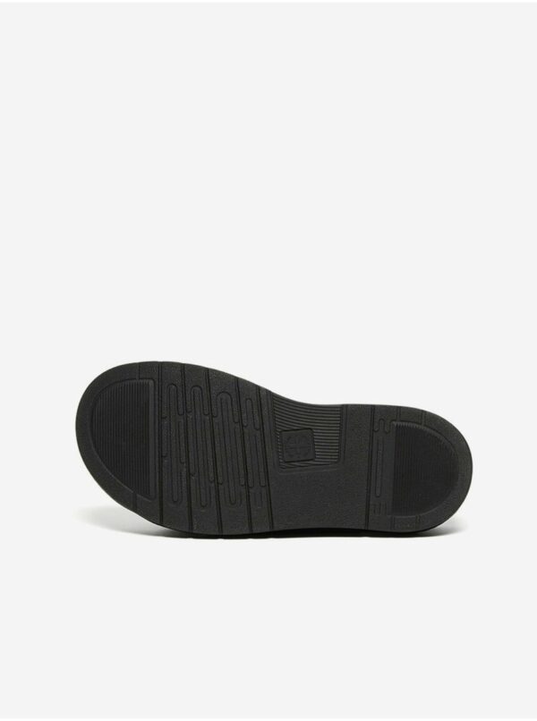 Čierne pánske kožené sandále Dr. Martens Soloman