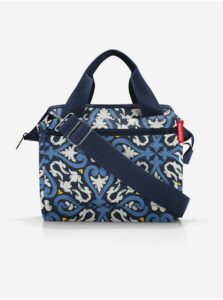 Modrá dámska vzorovaná taška cez rameno Reisenthel Allrounder Cross Floral 1