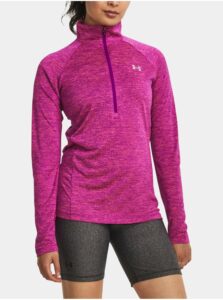 Topy a trička pre ženy Under Armour - fialová, tmavoružová