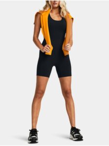 Čierny dámsky krátky športový overal Under Armour Meridian Shorts Bodysuit