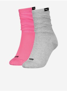 Súprava dvoch párov dámskych športových ponožiek Puma Slouch Sock