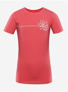Koralové dievčenské tričko ALPINE PRO Renfo