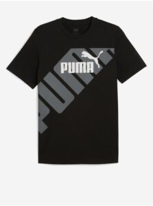Čierne pánske tričko Puma Power Graphic Tee