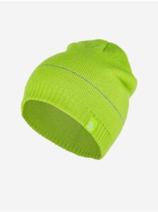 Svetlozelená detská čiapka s reflexným pruhom Loap Zodie