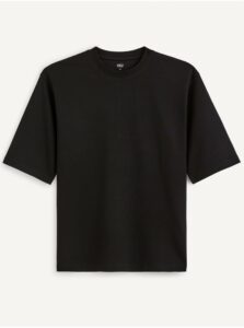 Čierne pánske tričko Celio Gehem