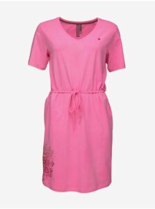 Ružové dámske šaty LOAP ABZOKA