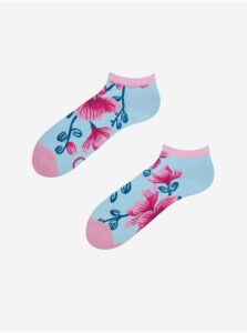 Ružovo-modré veselé ponožky Dedoles Orchidea