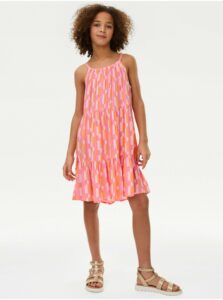 Ružové dievčenské šaty Marks & Spencer