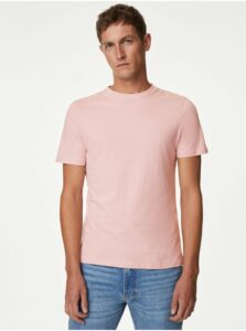 Ružové pánske tričko Marks & Spencer