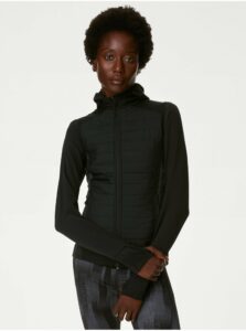 Čierna dámska prešívaná vesta Marks & Spencer Stormwear™