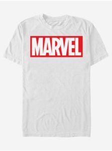 Biele unisex tričko ZOOT.Fan Marvel Marvel Brick