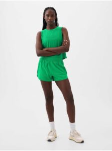Zelené dámske športové kraťasy GAP Fit
