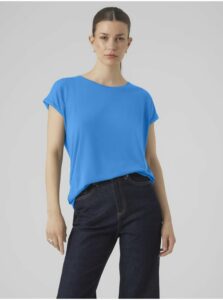 Modré dámske tričko Vero Moda Ava